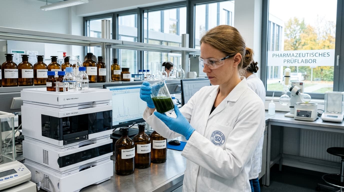 KräuterKraft deutsches pharmazeutisches Prüflabor